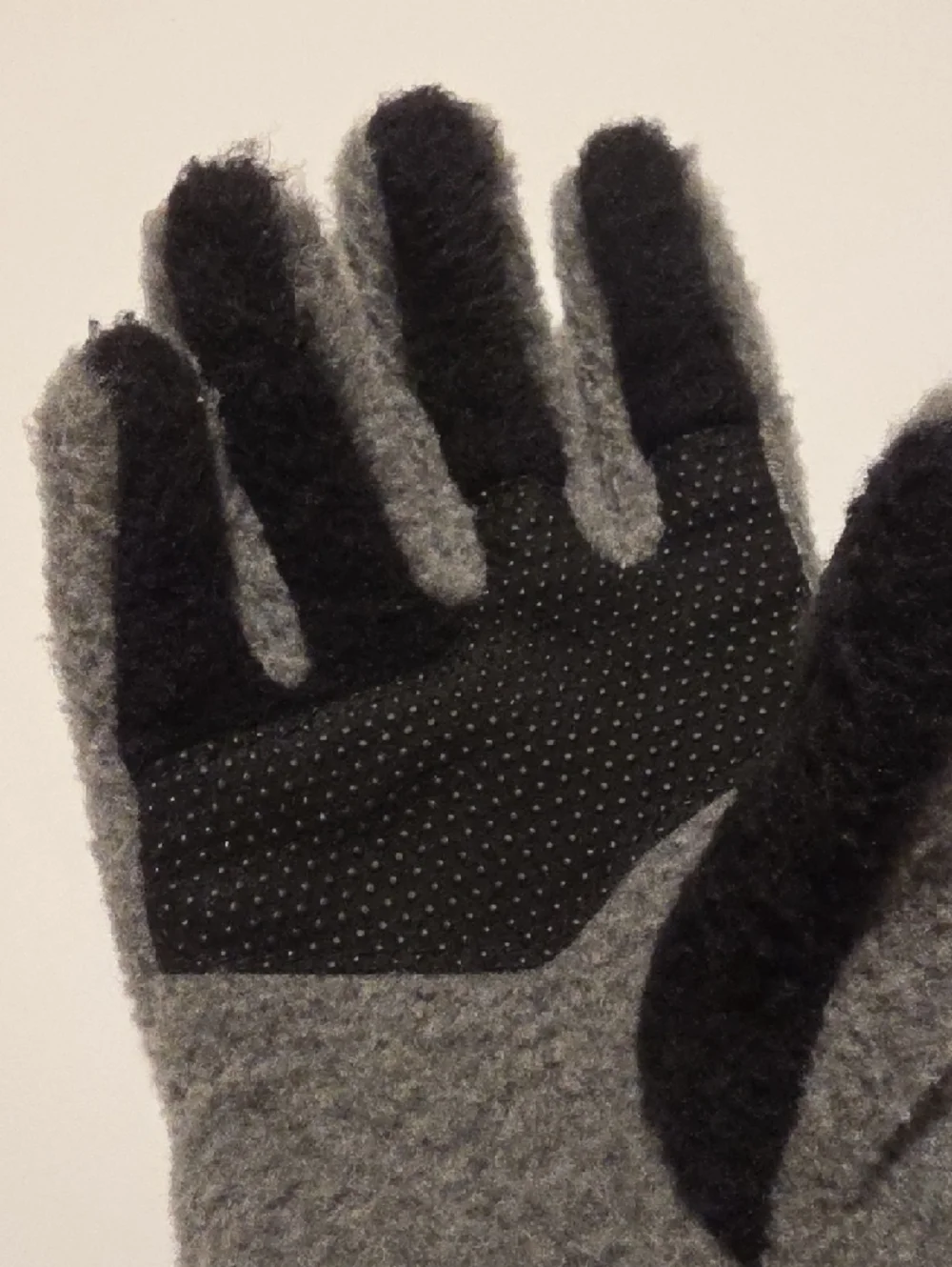 The North Face Youth Gray Fleece Gloves Sz M/M